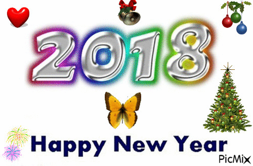 2018 New Year - Безплатен анимиран GIF
