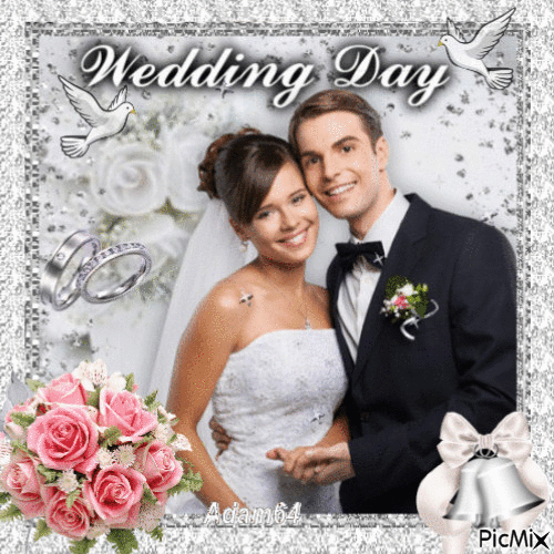 wedding day - Animovaný GIF zadarmo