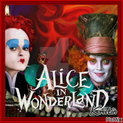 Alice in Wonderland - GIF animado grátis