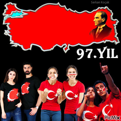 Atatürk - Бесплатный анимированный гифка