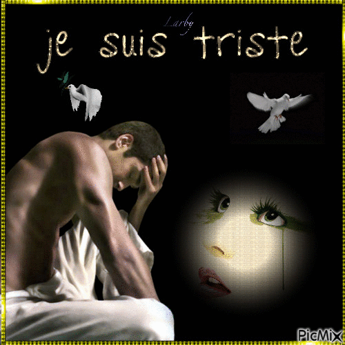 je suis triste !!!!!!! - Free animated GIF