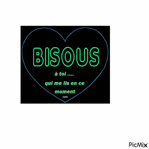 bisous - Zdarma animovaný GIF