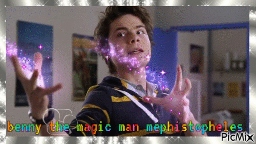 benny the magic man mephistopheles - Ingyenes animált GIF