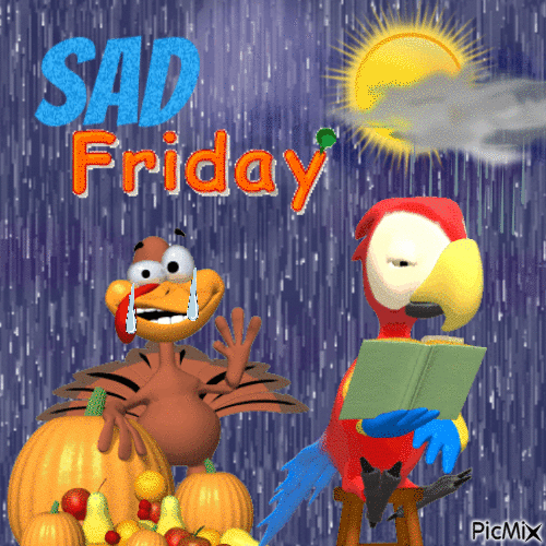Sad Friday - Бесплатный анимированный гифка