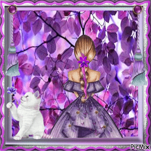 Tons violets - GIF animado grátis