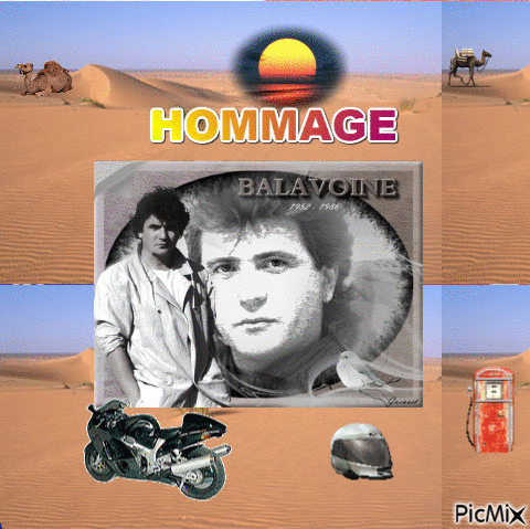 HOMMAGE A DANIEL BALAVOINE - 免费动画 GIF