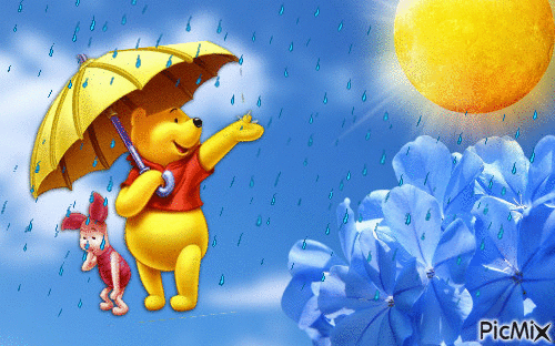 pioggia - Ilmainen animoitu GIF