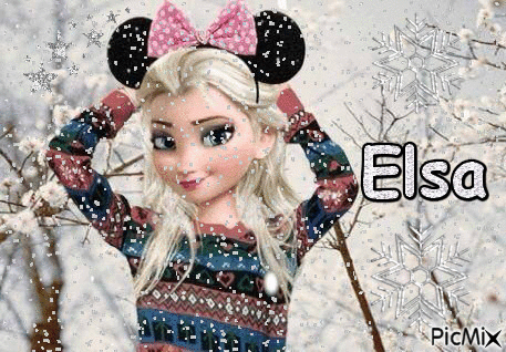 Elsa en Minie! - Free animated GIF