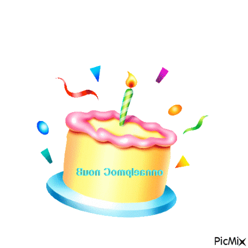 buon compleanno - Ingyenes animált GIF