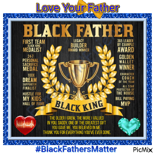 Black Fathers Matter - GIF animé gratuit