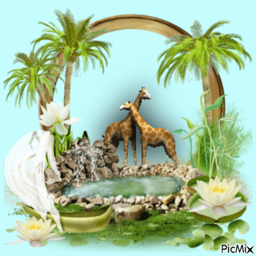Giraf - Ingyenes animált GIF