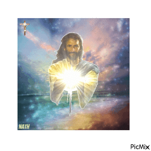 Jésus Amen - GIF animado gratis