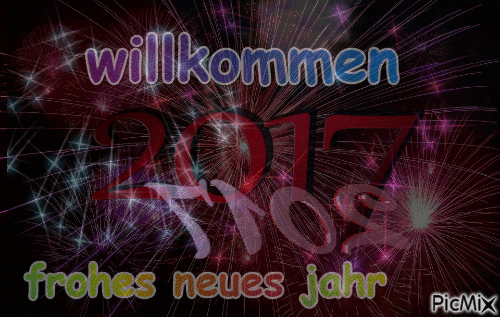 willkommen 2017 - Бесплатный анимированный гифка