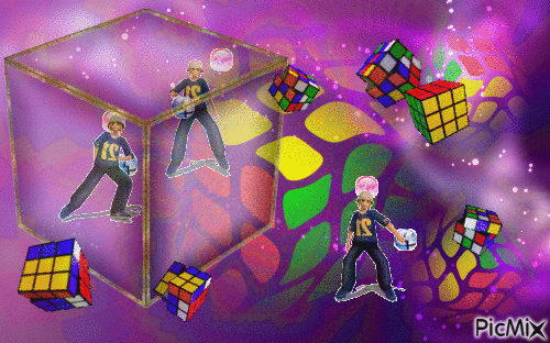 La rubrique des cubes qui dansent * Rubyk's dance cube * - Gratis animeret GIF
