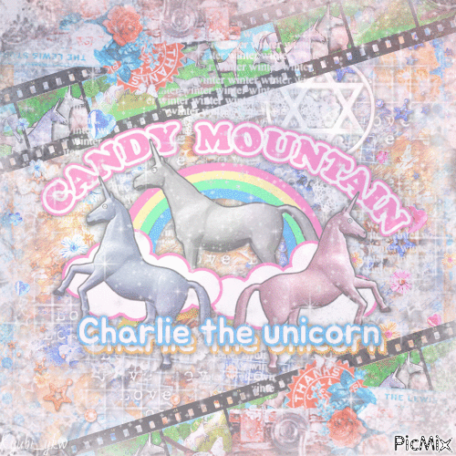 Charlie the unicorn - GIF animé gratuit