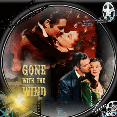 GONE WITH THE WIND - GIF animado gratis