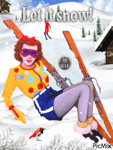 Let it Snow ! - Бесплатный анимированный гифка