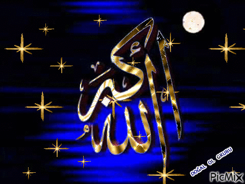 Allah bize kafidir. O ne güzel vekildir.. (Ali imran 173) - Gratis animeret GIF