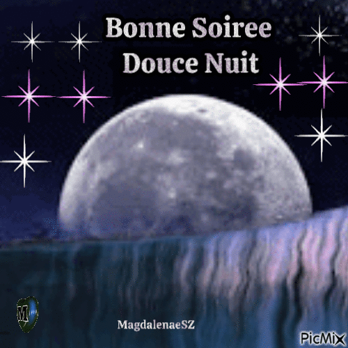 bonne soiree - Bezmaksas animēts GIF