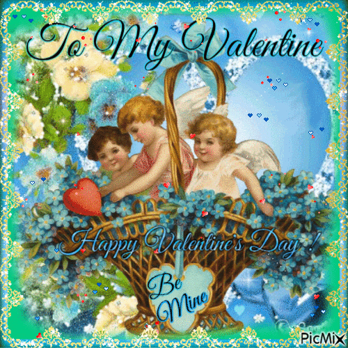 Vintage Saint-Valentine - Бесплатни анимирани ГИФ