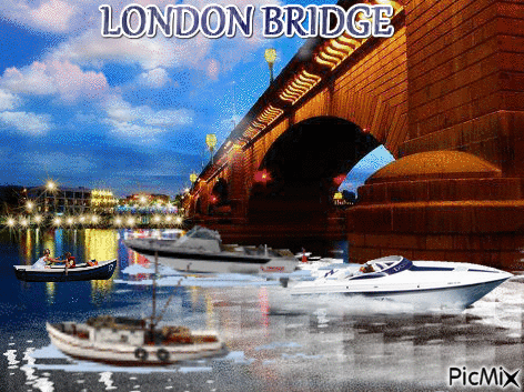 LONDON BRIDGE - Бесплатный анимированный гифка