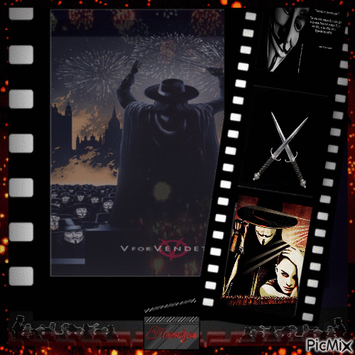 V comme Vendetta 2 - Zdarma animovaný GIF