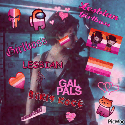 jill valentine lesbian real - GIF animate gratis