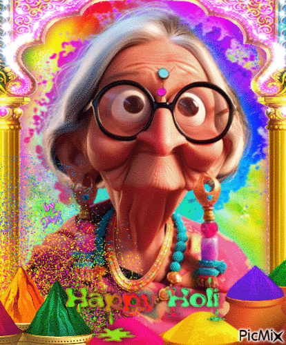 Happy Holi - 無料のアニメーション GIF