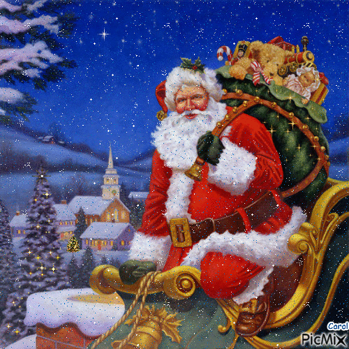 Santa - Zdarma animovaný GIF