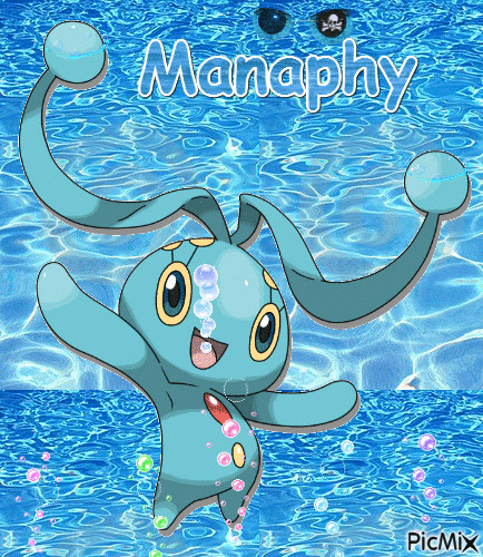 Manaphy - Δωρεάν κινούμενο GIF