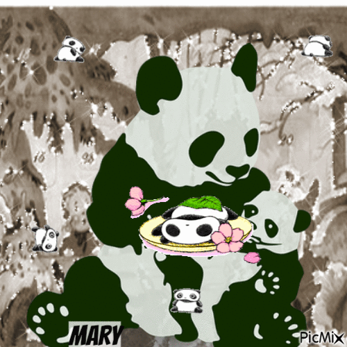 Panda 🐼 - Zdarma animovaný GIF