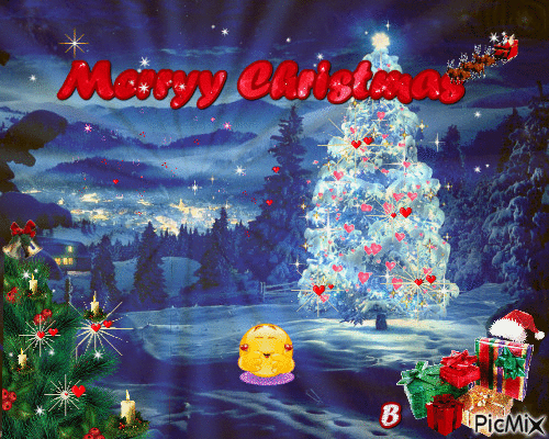 Merry Christmas - Gratis animerad GIF