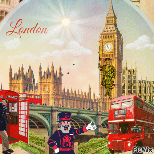London. - GIF animado grátis