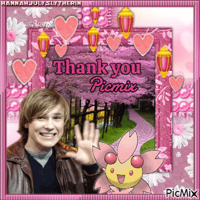 {♣}Thank you Picmix - William Moseley{♣} - Free animated GIF