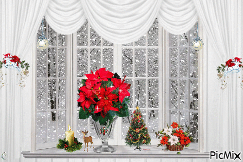 Christmas Window - Gratis geanimeerde GIF