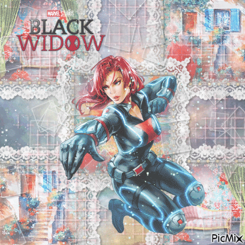 Black Widow - Free animated GIF