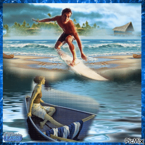 SURF - GIF animado gratis