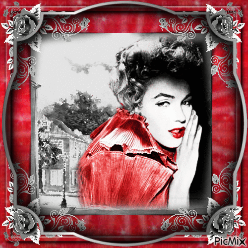 Marilyn Monroe, Actrice américaine - Zdarma animovaný GIF