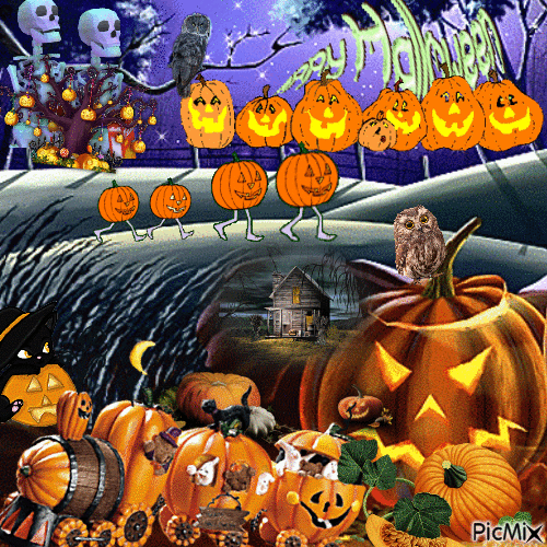 Happy Halloween - Ilmainen animoitu GIF