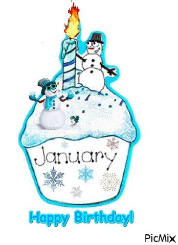 January Birthdays! - Ingyenes animált GIF