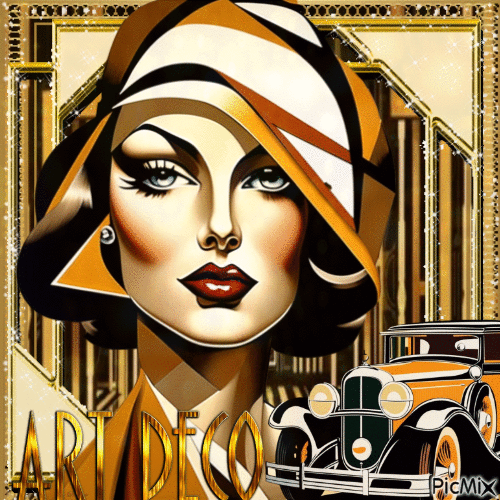 Art Deco - Безплатен анимиран GIF