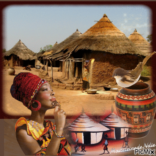 petit tour en Afrique - Ingyenes animált GIF