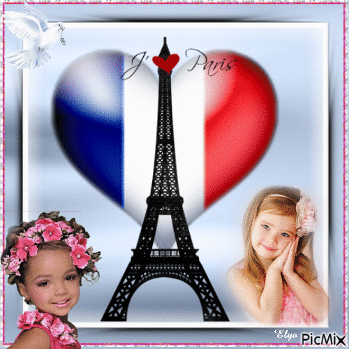 J'aime Paris - Darmowy animowany GIF