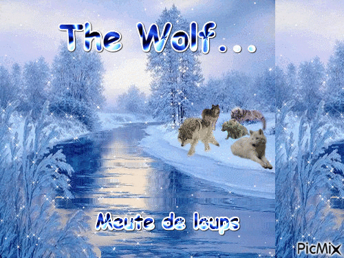 Les loups... - Animovaný GIF zadarmo