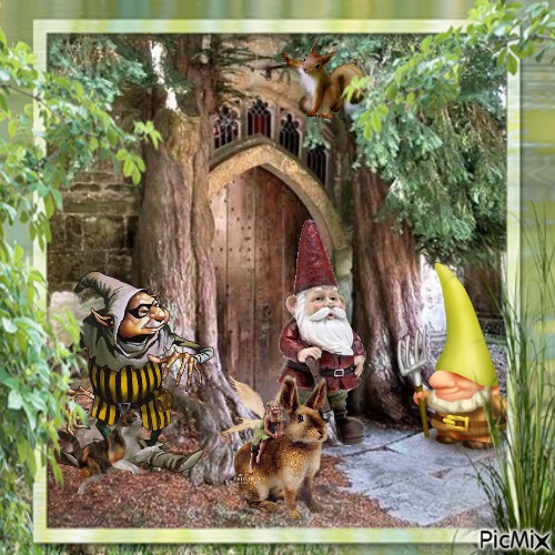 gnome house - gratis png