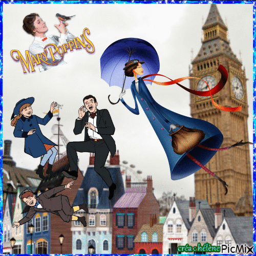 mary poppins - GIF animado gratis