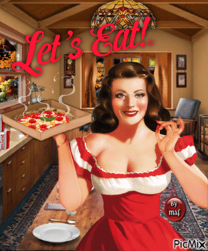 Let's Eat !! - Безплатен анимиран GIF