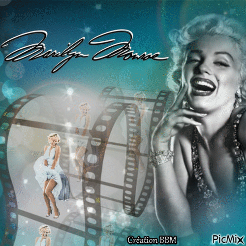 Marilyn Monroe par BBM - Kostenlose animierte GIFs