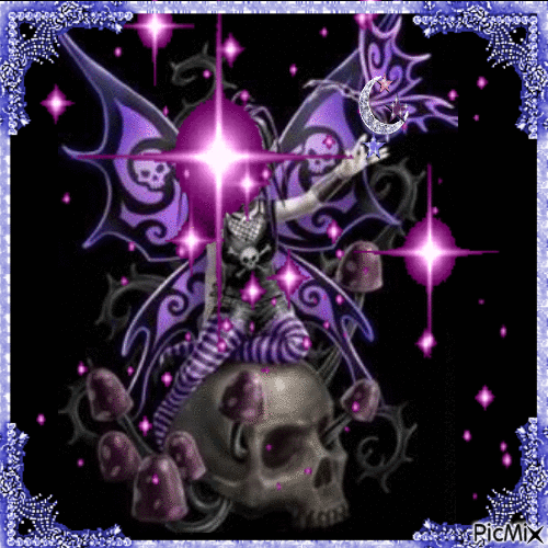 Purple fairy - Бесплатный анимированный гифка
