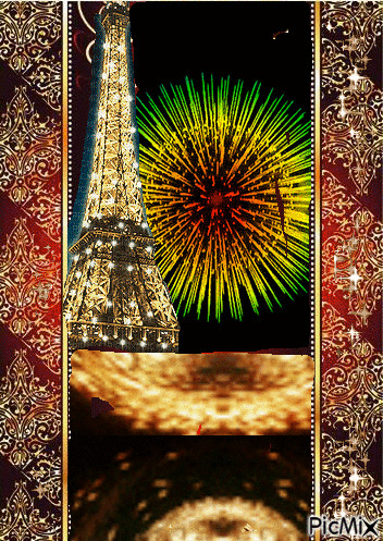 Paris La Nuit - Bezmaksas animēts GIF